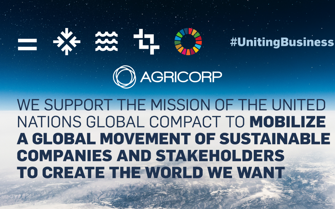 Agricorp SAM officially joins the UN Global Compact Sustainable Development Initiative