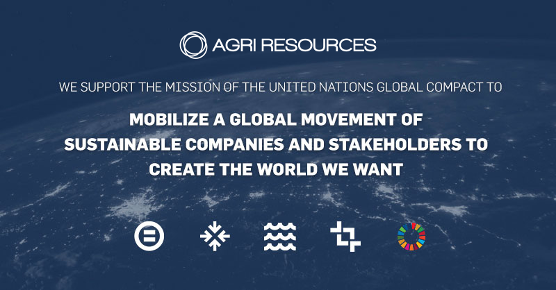 Agri Resources Group S.A. officially joins the UN Global Compact Sustainable Development Initiative